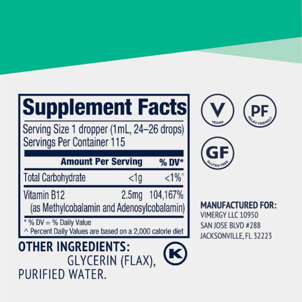 Vimergy® Vitamin B12 flytende - Bilde 4