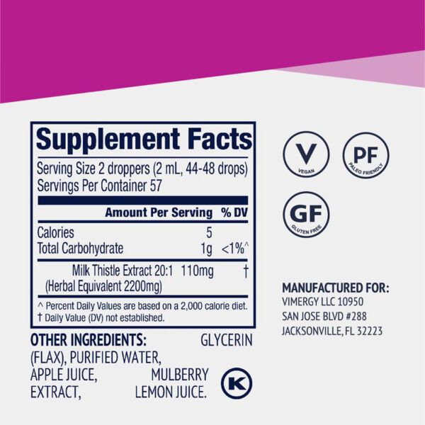 Vimergy® Marietistel, Milk Thistle - Bilde 4