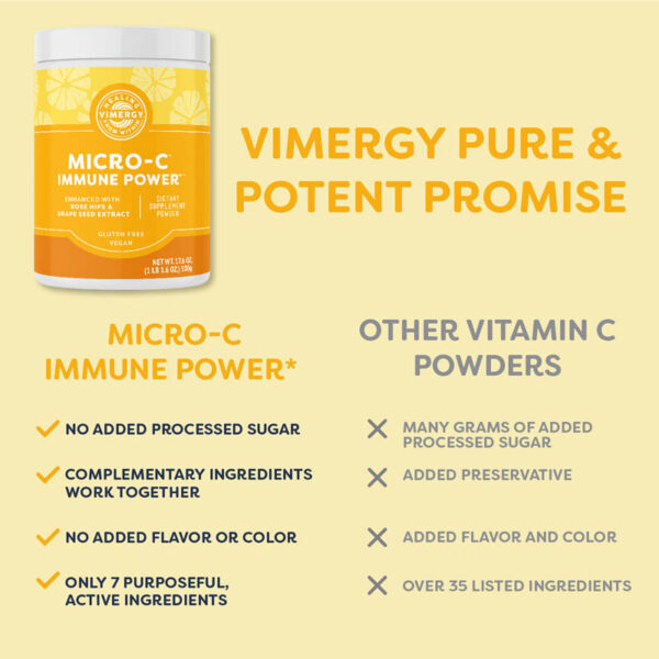 Fordelaktig størrelse Vimergy® Micro-C Immune Power - 500 g - Bilde 4