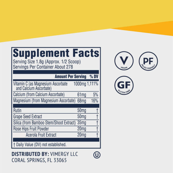 Fordelaktig størrelse Vimergy® Micro-C Immune Power - 500 g - Bilde 6